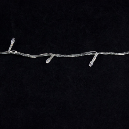 Светодиодная нить 13.5 м., 220V, 200 теплых белых LED ламп, контроллер, прозрачный провод, Winner Light (ww.01.5T.200-)