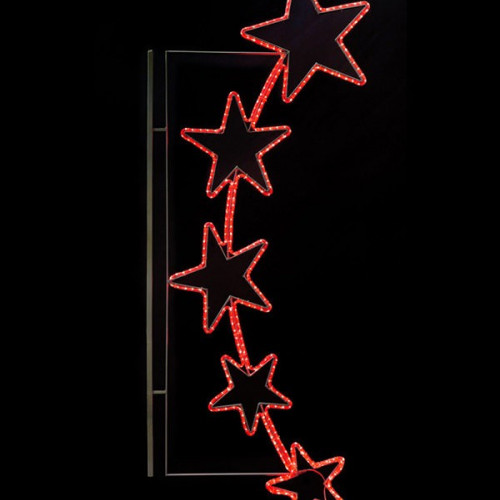 Светодиодная консоль Пять звезд 90*200 см., красный, LTC (SKL4-220R) 