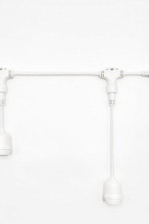 Белт-Лайт UNIBELT 5 м., провод белый Каучук, шаг 100 см., 5 подвесных патронов, IP65, LTC (UBL5m/5L-8)