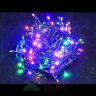 Светодиодная нить 13.5 м., 220V, 200 разноцветных LED ламп, контроллер, черный провод, Winner Light (m.01.5B.200-)