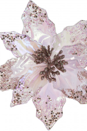 Магнолия на клипсе Версаль 18*7 см., пудровый, Koopman (YZH502390/1)