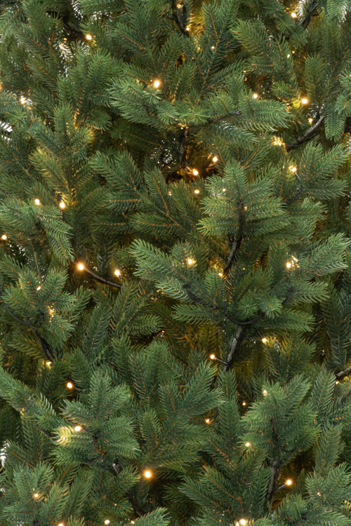 Искусственная елка Торжественная 180 см., 310 мульти/теплых белых Led ламп (2в1), 100% литая хвоя, ЕлкиТорг (186180)