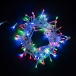 Светодиодная нить 100 разноцветных LED ламп с мерцанием, 10 м., 24В, прозрачный провод ПВХ, LTC (PST100BLW-10-1M)