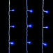 Светодиодный занавес 2*2 м., 400 синих LED ламп, прозрачный провод ПВХ, LTC (PCL402-10-2B)