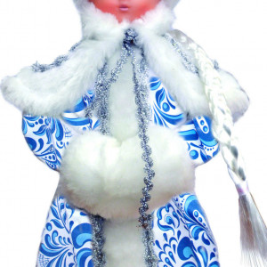 Снегурочка под елку 35 см., серия Русские Узоры, в упаковке, Батик (СН-06)