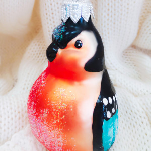 ФУГ-732 Ёлочное украшение Снегирь 10 см., Коломеев