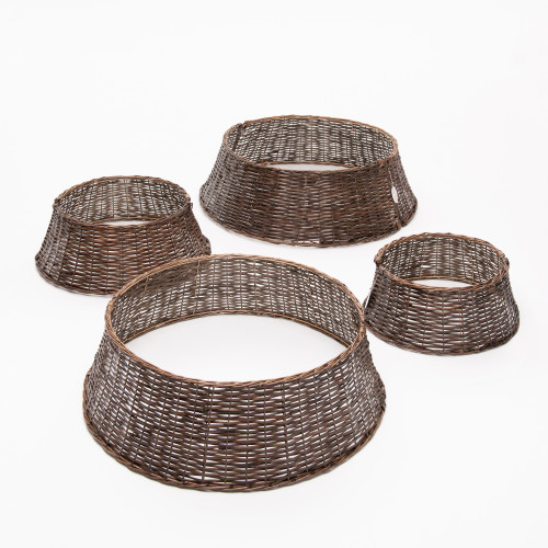 Корзина под елку Кантри Стайл 65*50*25 см., коричневая, разборная, ЕлкиТорг (65-232)