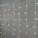 Светодиодная бахрома с колпачком 3,2*0,9 м., 180 теплых белых LED ламп, мерцание, прозрачный провод ПВХ, IP65, LTC (PIL180BLWCAP-10-2WW)