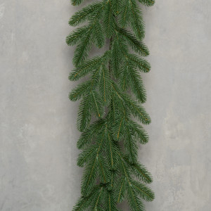 Хвойная гирлянда Купеческая 200*25 см., 100% литая хвоя, ЕлкиТорг (ГЕКП 25)