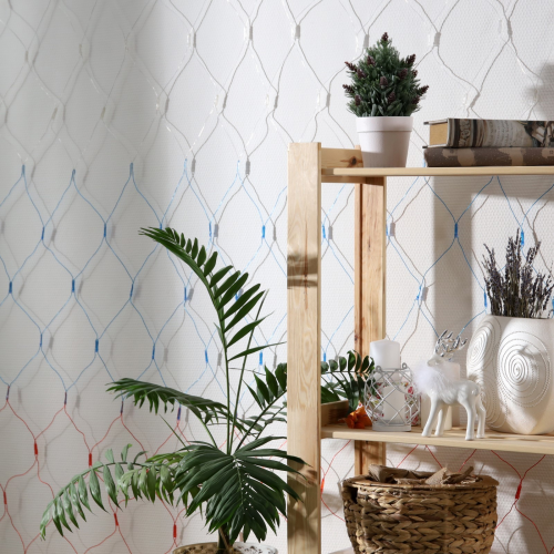 Гирлянда-сетка Флаг России 1.6 × 1.6 м, IP20, прозрачная нить, 144 LED,  220 В, Luazon Lighting (5198327)