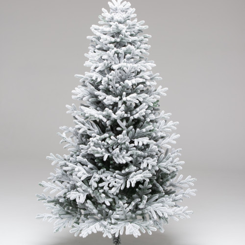 Искусственная елка Уссурийская заснеженная 210 см., 100% Литая хвоя, ЕлкиТорг (254210)