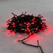 Светодиодная нить 100 красных LED ламп, 10 м., 24В., черный провод ПВХ, LTC (PST100-11-1R)