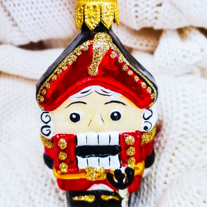 Ёлочное украшение Щелкунчик сказочный 9 см., Батик (ФУ-526)