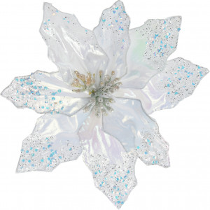 Магнолия на клипсе Версаль 18*7 см., белый, Koopman (YZH502390/3)