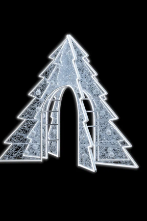 Светодиодная арка Елочка композит 400 см., Сад Радости (SR200)