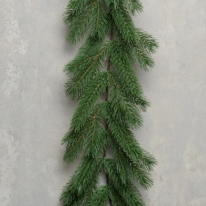 Хвойная гирлянда Швейцарская 200*22 см., 100% литая хвоя, ЕлкиТорг (ГЕШЦ 22)