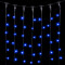 Светодиодный занавес 1*9 м., 900 синих LED ламп, черный провод ПВХ, LTC (PCL901-11-2B)