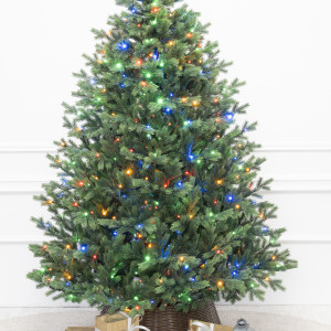 Искусственная елка Торжественная 270 см., 750 мульти/теплых белых Led ламп (2в1), 100% литая хвоя, ЕлкиТорг (186270)