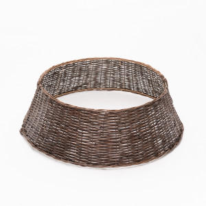 Корзина под елку Кантри Стайл 95*75*30 см., коричневая, разборная, ЕлкиТорг (95-232)