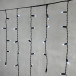 Светодиодная бахрома с колпачком 3,2*0,9 м., 180 холодных белых LED ламп, мерцание, черный провод ПВХ, IP65, LTC (PIL180BLWCAP-11-2W)