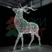 Светодиодная фигура Благородный Олень серебряный Premium 5 м., Conso (OL353s500)