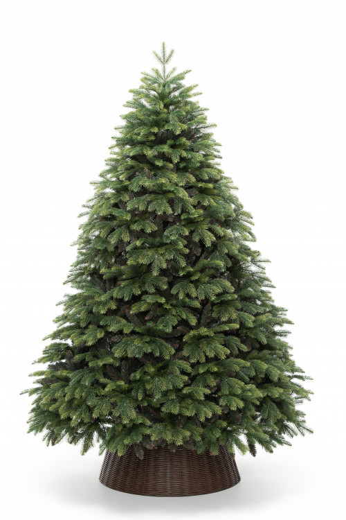 Искусственная елка Богемская 240 см., Литая хвоя+ПВХ, ЕлкиТорг (22240)