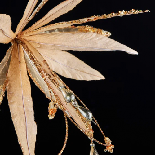 Ветвь Стрелиция золотая, 41 см., Christmas DeLuxe (88930)