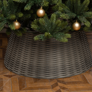 Корзина под елку ПРЕМИУМ Царская Лоза 87 см., разборная, хаски, ЕлкиТорг (87-229)