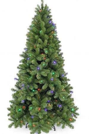 Елка Санкт-Петербург 230 см., мягкая хвоя, 288 разноцветных LED ламп, Triumph Tree (73187)