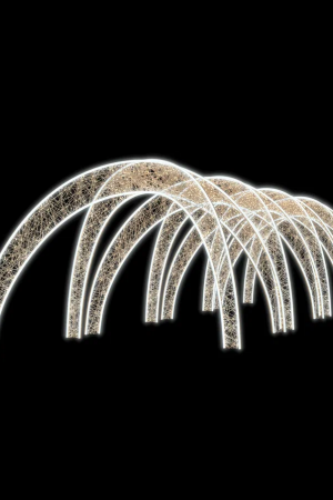 Светодиодный тоннель из арок Дуга 350 см. 4 шт., Сад Радости (SR202)