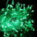 Светодиодная гирлянда с возможностью динамики 20 м., 200 зеленых LED ламп, 24V., прозрачный силиконовый провод, IP65, Beauty Led (EST200-3W10-1G)