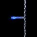 Светодиодный занавес 2*3 м., 600 синих LED ламп, прозрачный провод ПВХ, LTC (PCL602-10-2B)
