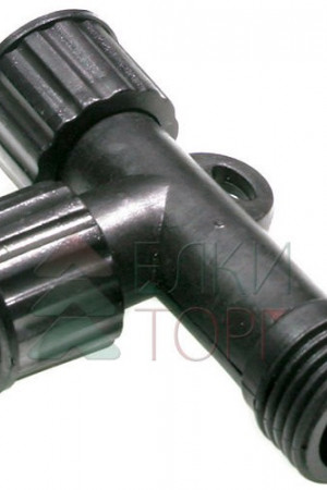 Разветвитель 2 - х лучевой для гирлянд системы Sealed 220V., каучук черный, Beauty Led (LLR12-1)