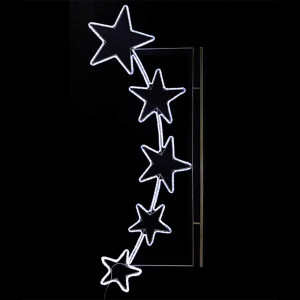 Светодиодная консоль Пять звезд, 90*200 см., холодный белый, LTC (SKL4-220W) 