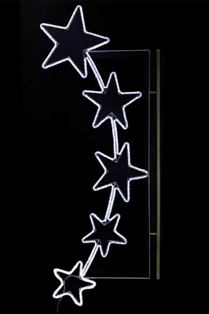 Светодиодная консоль Пять звезд, 90*200 см., холодный белый, LTC (SKL4-220W) 