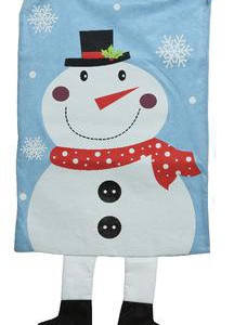 Мешок для подарка Снеговик с ножками 50*70 см, Kaemingk ( 660156/1) 