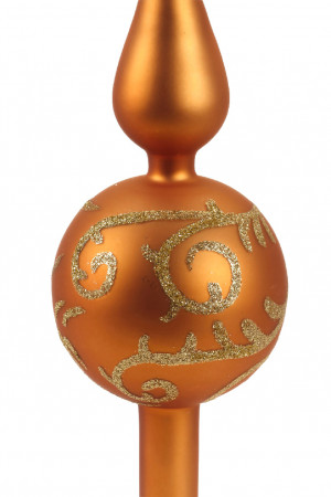 Елочная макушка Натюрель 31 см., бронзовый, стекло, Kaemingk (170088/3)