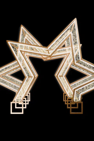 Светодиодный тоннель из арок Звезд 450 см. 4 шт., Сад Радости (SR199)