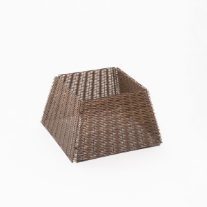 Корзина под елку Люкс Палермо 65*48*30 см.,Пирамида, разборная, корица, ЕлкиТорг (65-235)