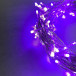 Светодиодная гирлянда с возможностью динамики 20 м., 200 лиловых LED ламп, 24V., прозрачный силиконовый провод, IP65, Beauty Led (EST200-3W10-1L)