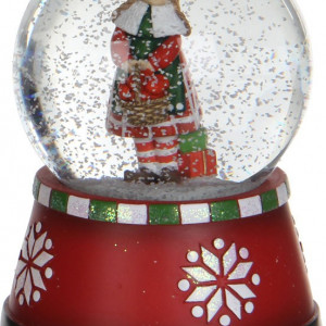 Снежный музыкальный Шар Девочка 10*10*14.7 см. (167388)