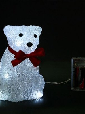 Светодиодная фигура Медвежонок 16 см., LTC (AS16B-2W)