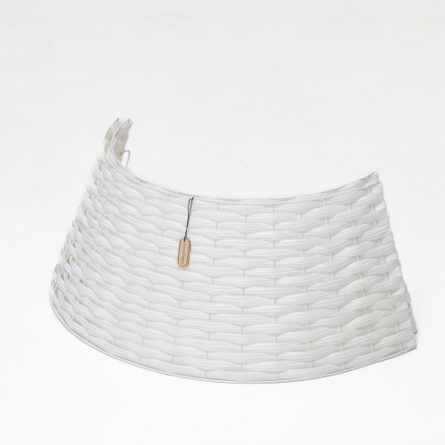 Корзина под елку Прованс 65*48*30 см., разборная, белая, ЕлкиТорг (65-230)