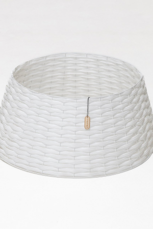 Корзина под елку Прованс 65*48*30 см., разборная, белая, ЕлкиТорг (65-230)