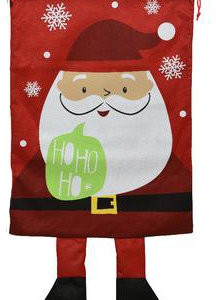 Мешок для подарка Санта с ножками 50*70 см, Kaemingk (660156/2) 