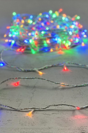 Светодиодная гирлянда с возможностью динамики 20 м., 200 разноцветных LED ламп, 24V., прозрачный силиконовый провод, IP65, Beauty Led (EST200-3W10-1M)