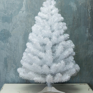 Искусственная елка Радужная белоснежная 45 см., мягкая хвоя ПВХ, ЕлкиТорг (17045)