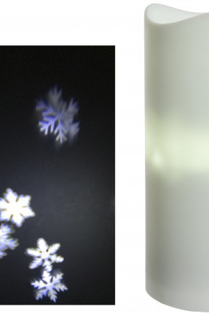 Проектор в виде свечи Метелица 15 см, Kaemingk (482873) 