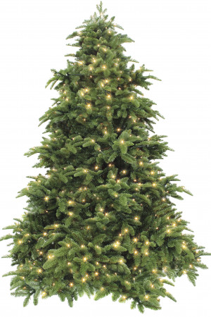 Елка Нормандия с лампочками 305 см., 1144  LED лампы, литая хвоя+пвх, Triumph Tree (73785)
