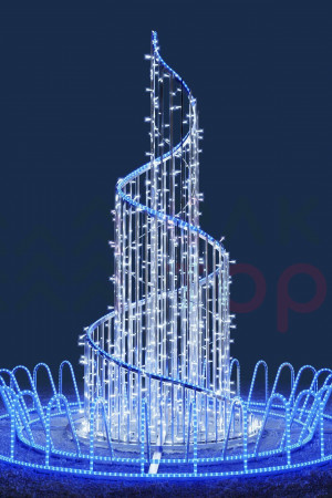 Светодиодный фонтан Северное сияние 2.5 м., Conso (FON9-3B)